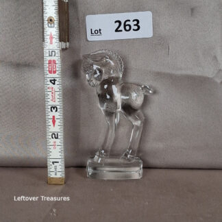 a263- vintage Heisey Standing Colt horse