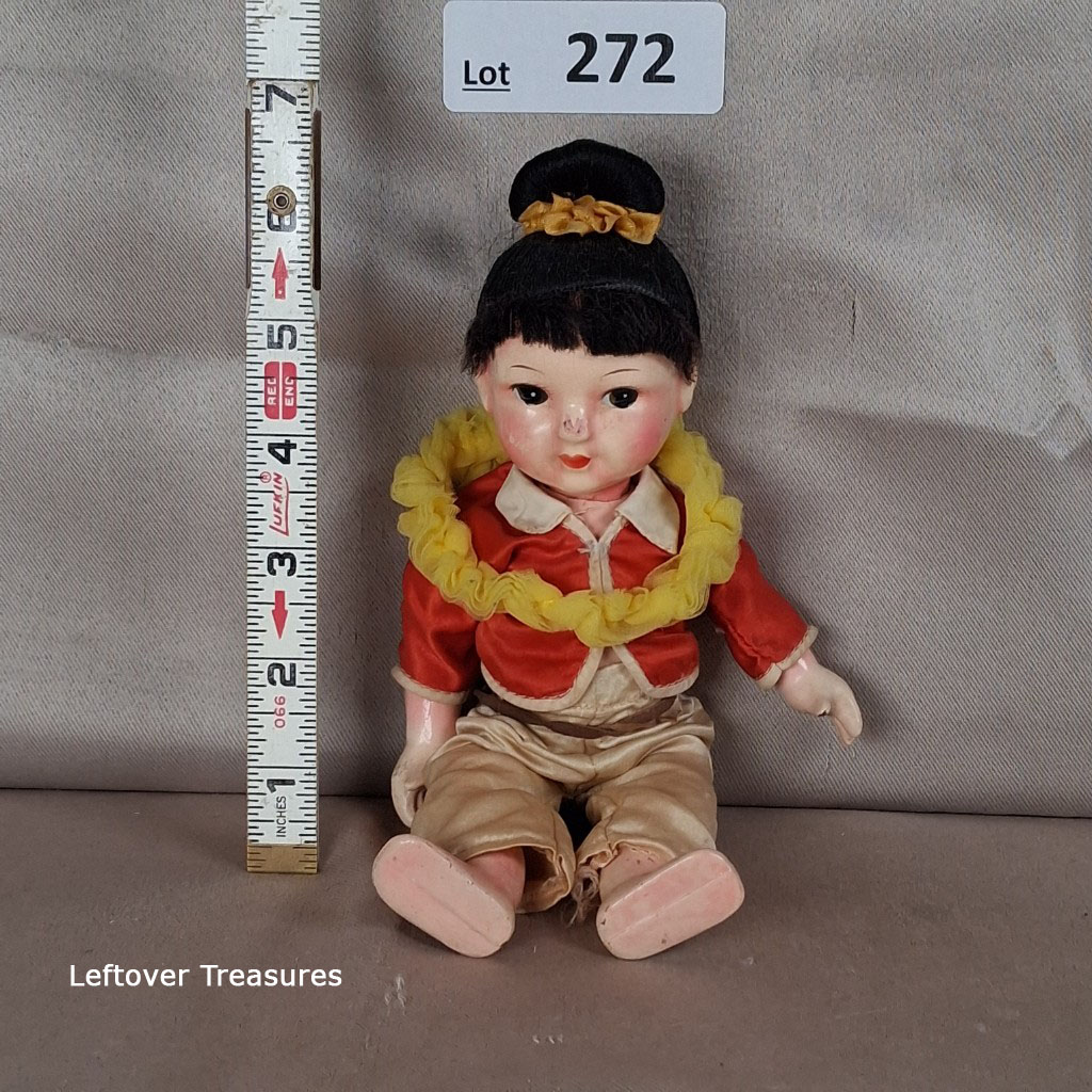 a272- antique 1920s Japanese composition doll