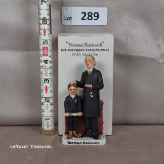 a289- Norman Rockwell Schoolmaster Porcelain Figures Decorative