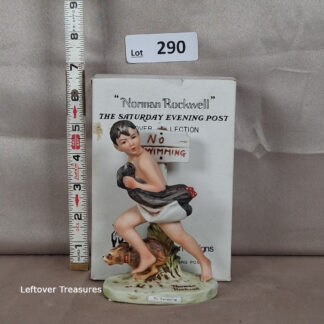 a290- Norman Rockwell Kevin Frank "No Swimming"