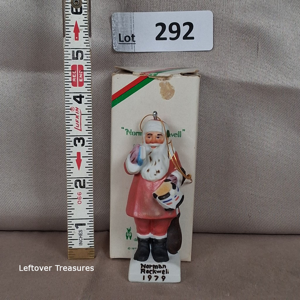 a292- vintage 1979 Norman Rockwell "Drum for Tommy" Christmas ornament