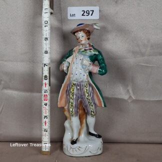 a297- vintage Occupied Japan porcelain male figurine