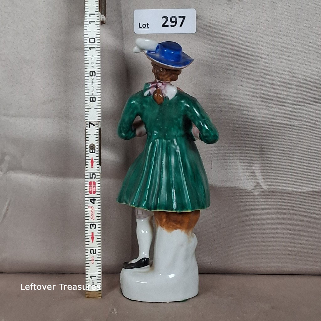 a297- vintage Occupied Japan porcelain male figurine - Image 2