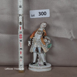 a300- Vintage Hand Painted Wales Japan Porcelain Man Victorian Style Figurine
