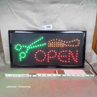a334- LED neon hair salon sign