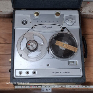 a337- vintage Webcor Royal reel-to-reel recorder