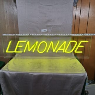 a355- dimmable neon "LEMONADE" sign