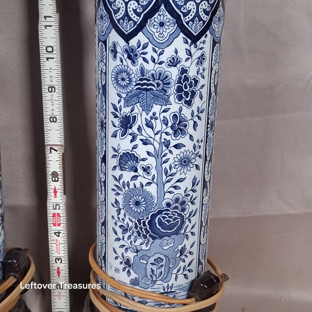 a362- vintage Chinoiserie table lamp - Image 3