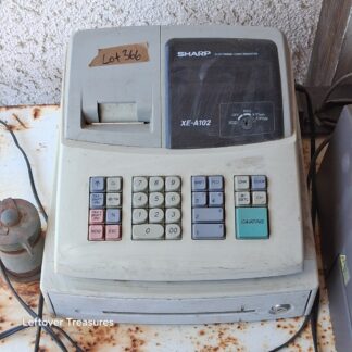 a366- Sharp XE-A102 electronic cash register (no key)