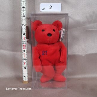 c2- 1998 Salvino's Bamm Beano's Sammy Sosa #21 bean bag plush bear