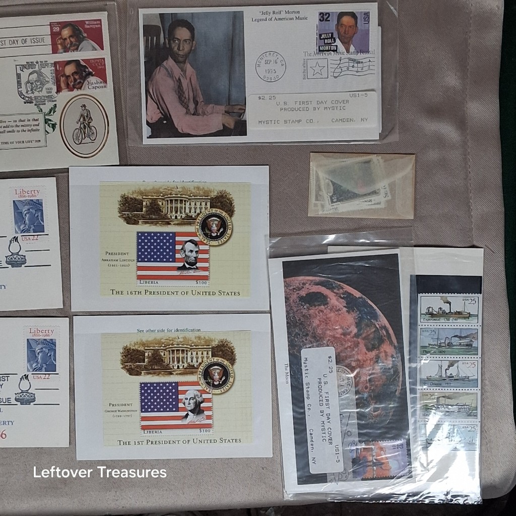 c7- Mixed Lot of Vintage US Postage Stamps First Day Covers and Commemorative Sets - Image 2