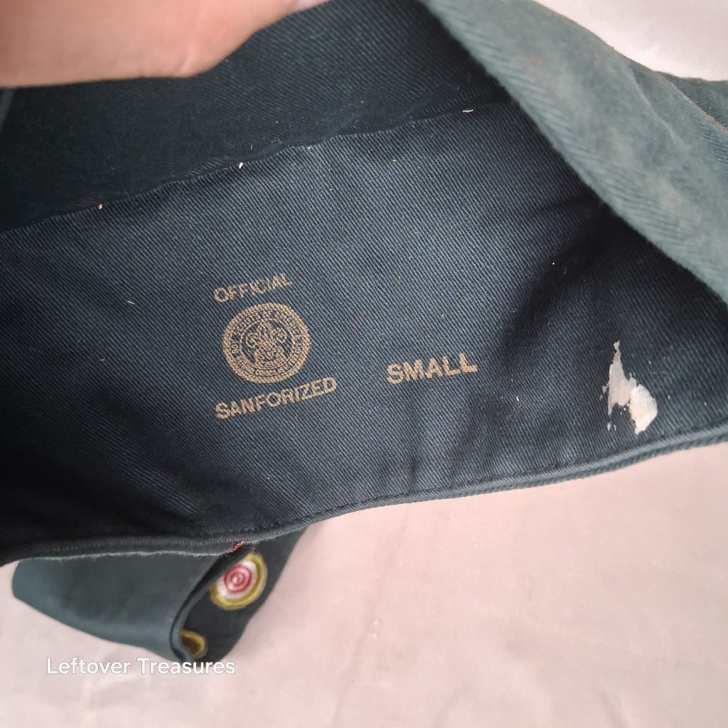 c11- Boy Scouts of America Merit Badge Sash with Garrison Cap Vintage - Image 4