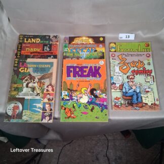 c13- Group of 8 Vintage Comic Books Land of the Giants Freak Brothers Zap Comics