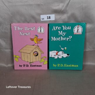 c18- Pair of P.D. Eastman Beginner Books The Best Nest and Are You My Mother