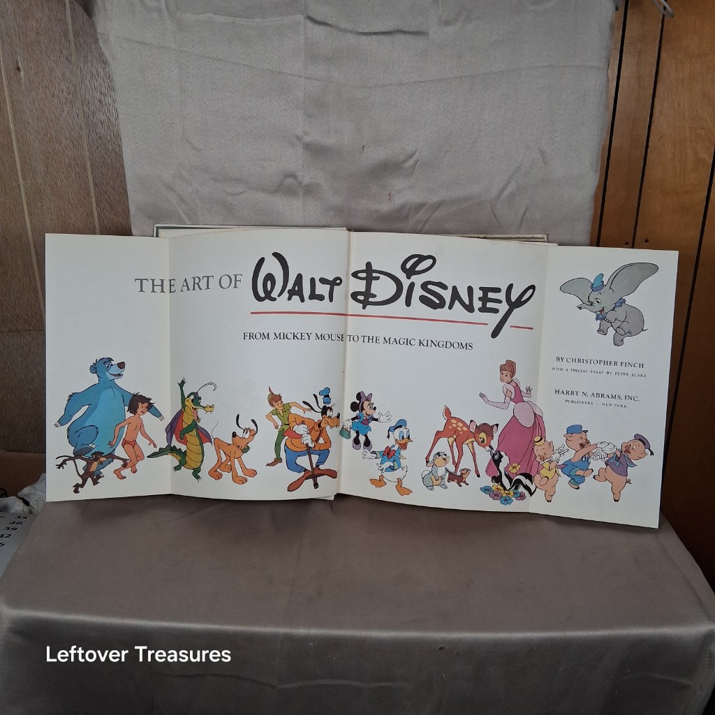 c25- The Art of Walt Disney by Christopher Finch Harry N Abrams Hardcover - Image 2