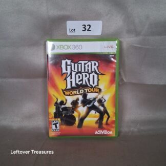 c32- Xbox 360 Guitar Hero World Tour Video Game Activision