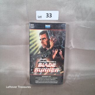 c33- Blade Runner VHS Harrison Ford Nelson Entertainment Hi-Fi Stereo Factory Sealed