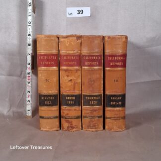 c38- Group of 3 California Reports Leather Bound Law Books Volumes 67 70 71 Cope Annotated