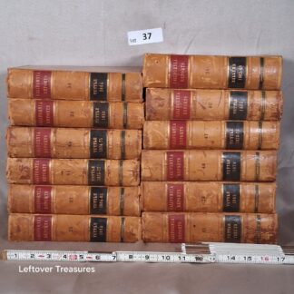 c40- Group of 7 California Appellate Reports Leather Bound Law Books Pomeroy District Attorney
