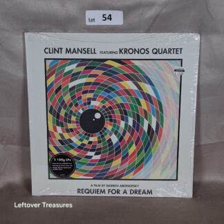 c54- Clint Mansell featuring Kronos Quartet Requiem for a Dream Soundtrack 2LP 180 Gram Sealed