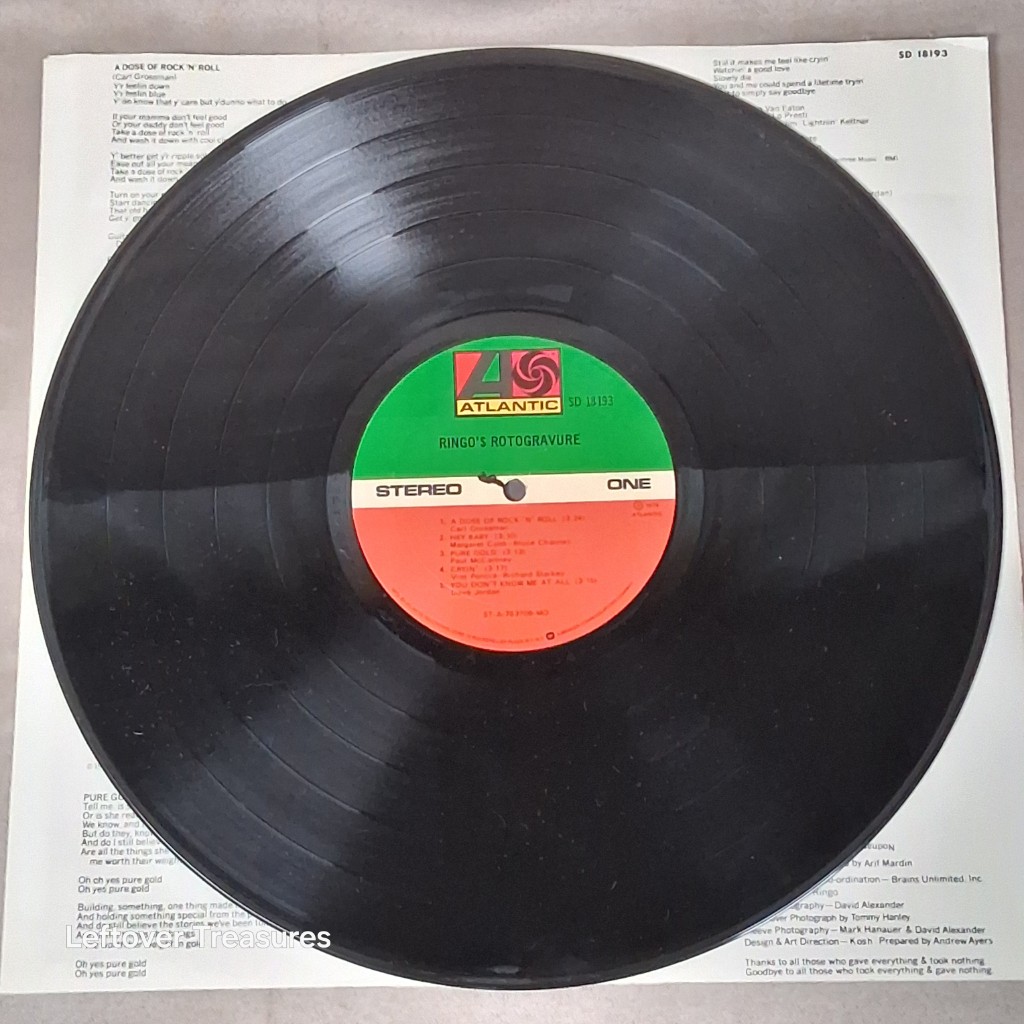c55- Ringo Starr Ringo's Rotogravure LP - Image 2