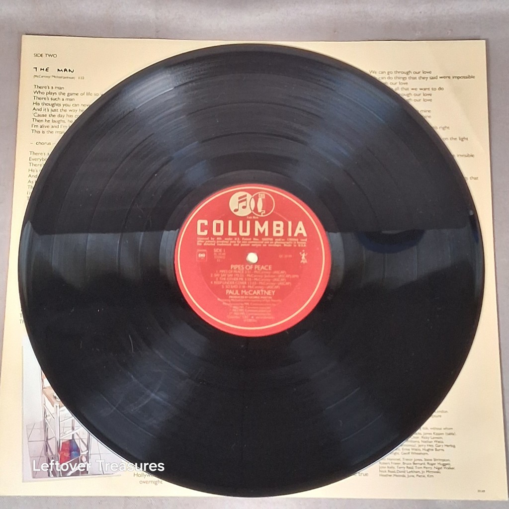 c57- Paul McCartney Pipes of Peace LP - Image 2