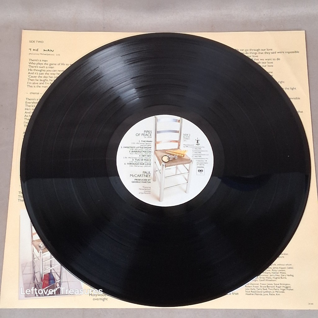 c57- Paul McCartney Pipes of Peace LP - Image 3