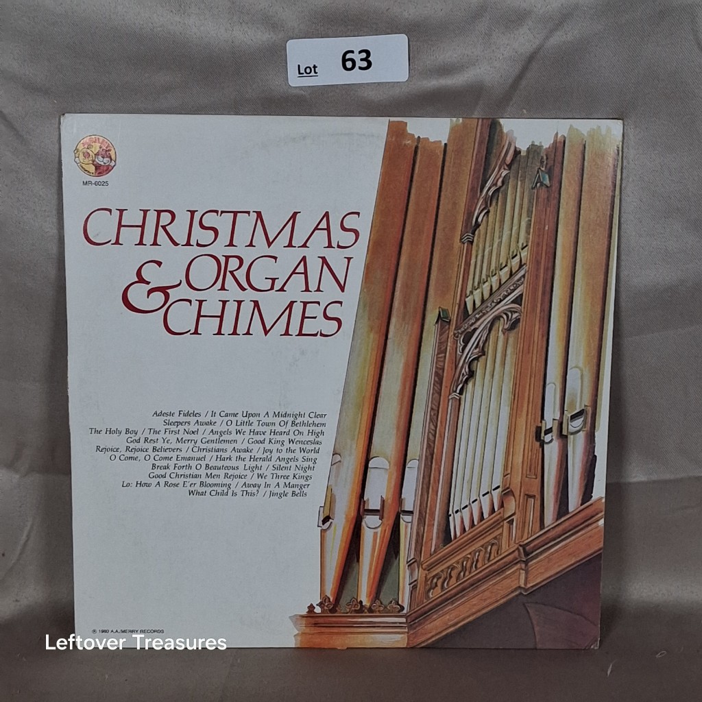 c63- Christmas Organ and Chimes LP AA Merry Records