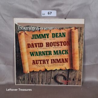 c67- Country and Western Jimmy Dean David Houston Warner Mack Autry Inman LP Diplomat