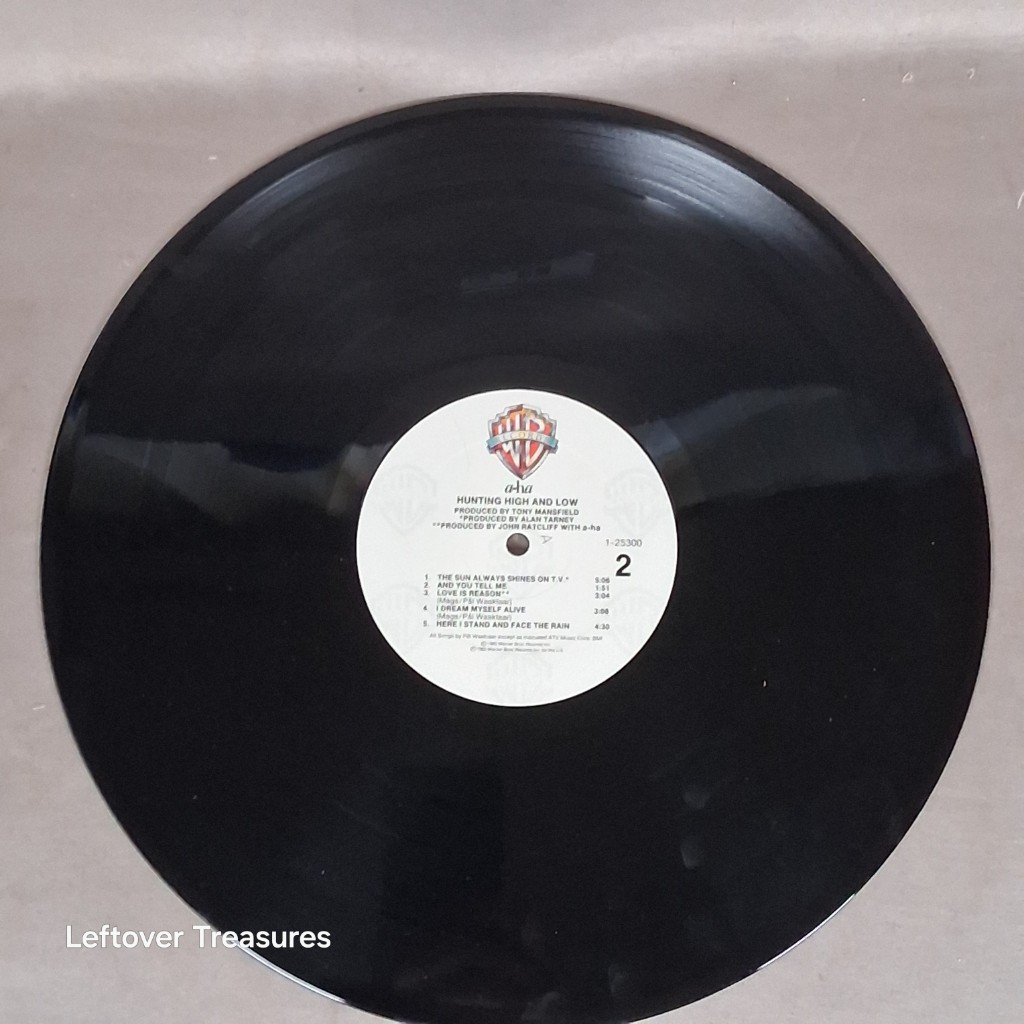 c68- a-ha Hunting High and Low LP - Image 3