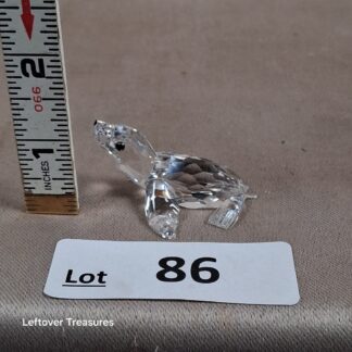 c86- Swarovski Crystal Cut Seal Figurine with Certificate Boxed