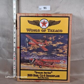 c91- Wings of Texaco Spokane Sun-God 1929 Buhl CA-6 Sesquiplane Diecast Bank 9th in Series Boxed