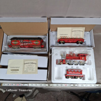 c100- Hawthorne Village Budweiser Holiday Express train set