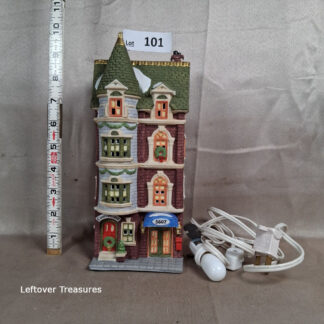 c101- Department 56 Christmas in the City "5607 Park Avenue Townhouse"