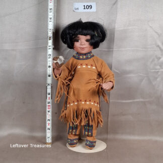 c109- 1993 Danbury Mint "Bird Song" porcelain doll