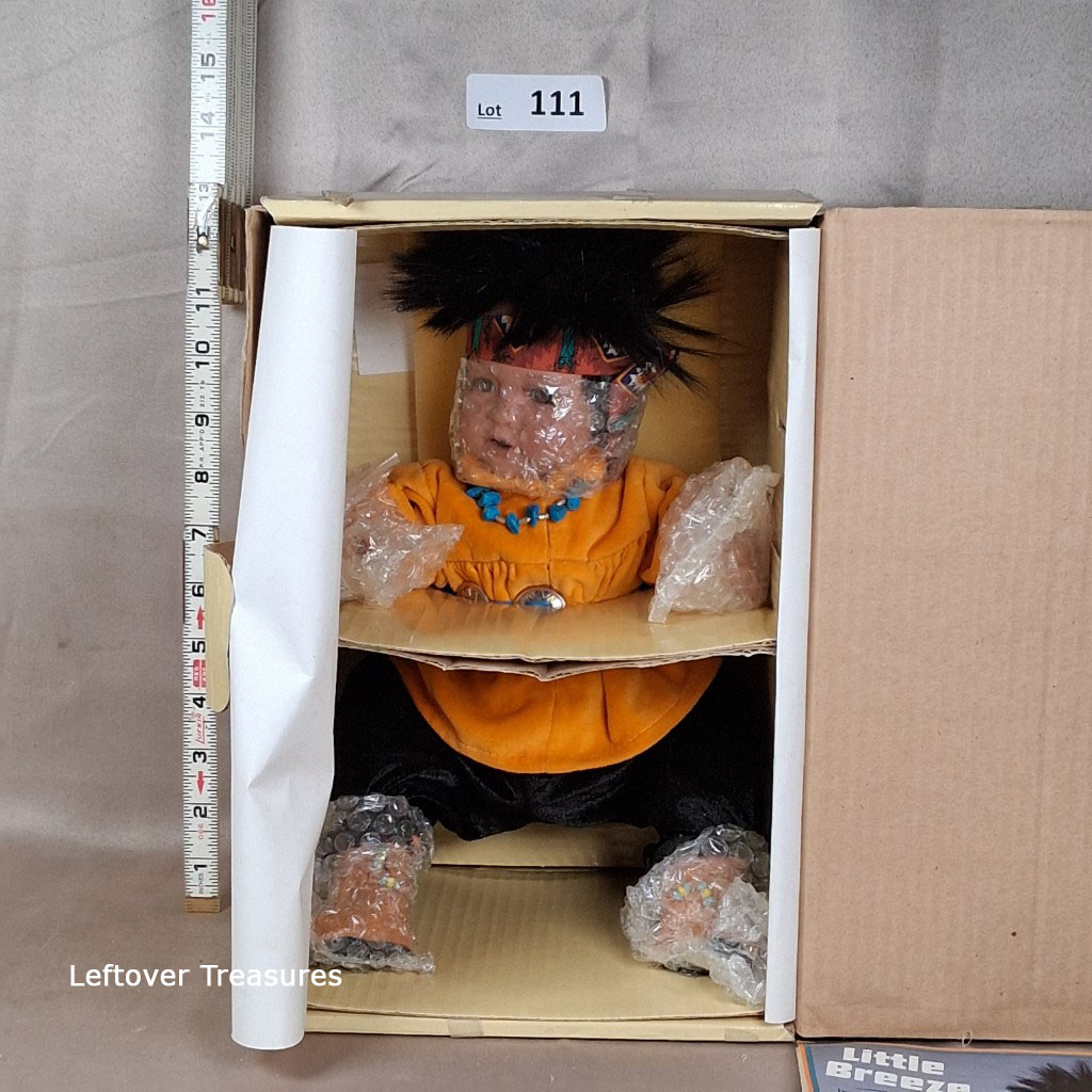 c111- vintage Artaffects "Little Breeze" porcelain dol