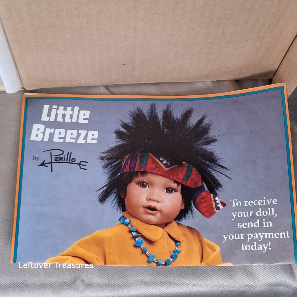 c111- vintage Artaffects "Little Breeze" porcelain dol - Image 2