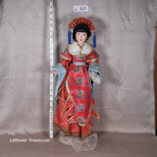 c117- Danbury Mint 20" YU-HUAN Porcelain Bride Doll - Bride Splendors of Imperial China