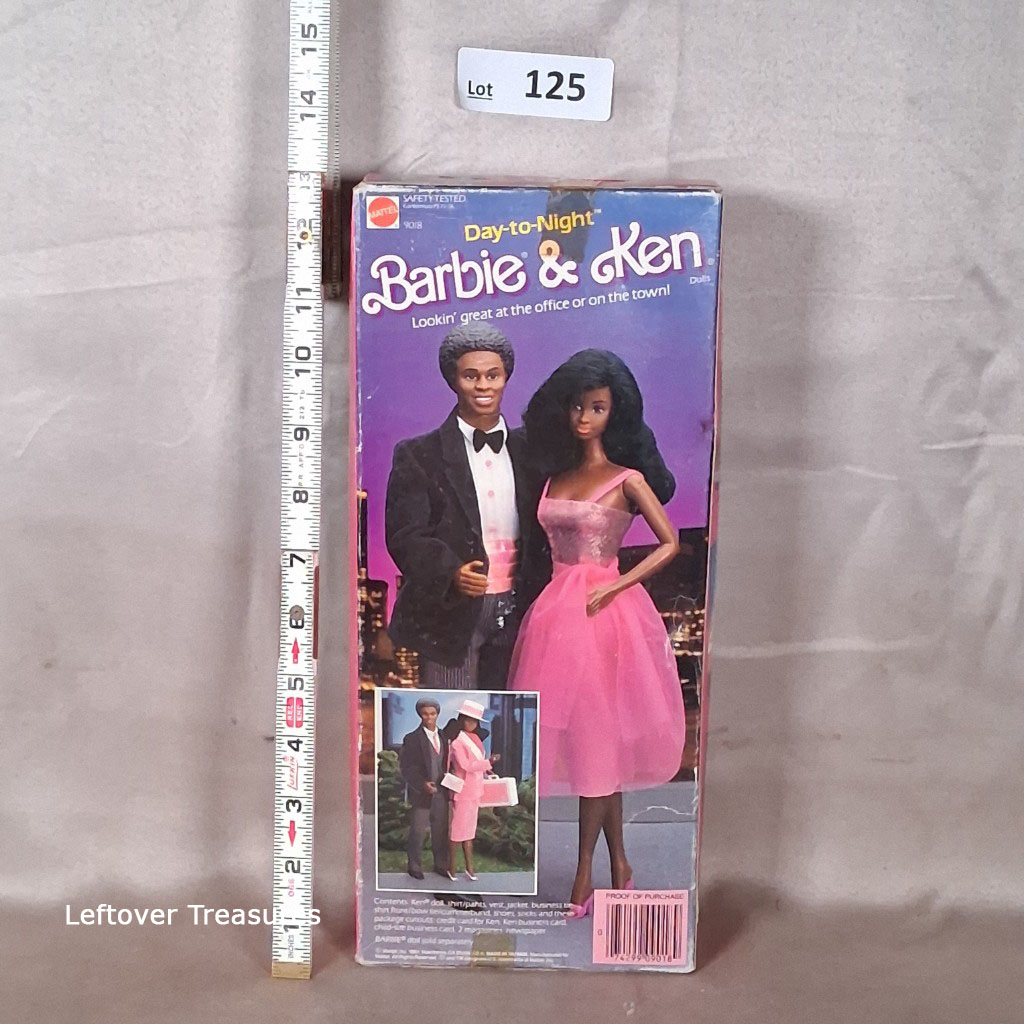 c125- Vintage 1984 Day-to-Night African American Ken Doll NIB - Image 2