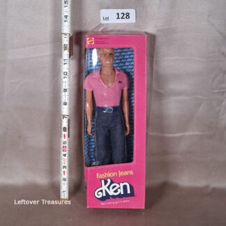 c128- Vintage 1981 Mattel Fashion Jeans Ken Doll #5316 NRFB New In Box