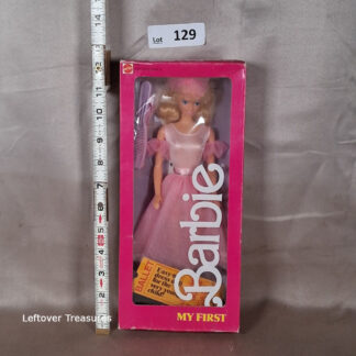 c129- Vintage 1986 Mattel My First Barbie Ballerina Doll #1788 NRFB New in Box