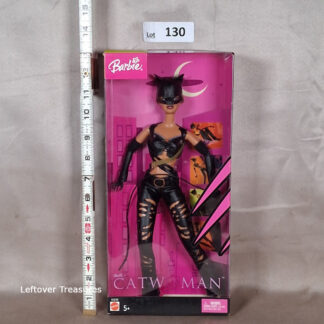 c130- 2004 Mattel Barbie As Catwoman DC Comics Halle Berry Collector Doll B5838 NIB