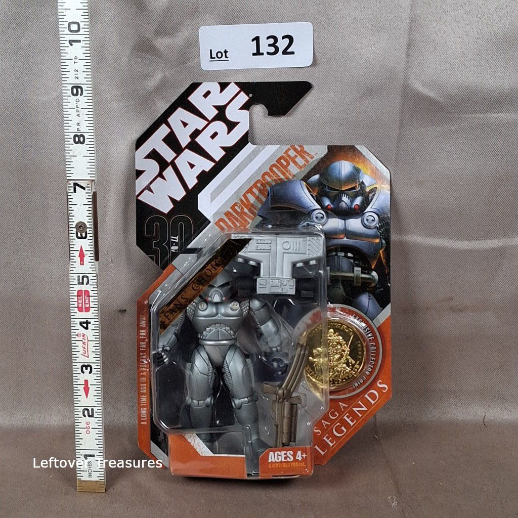 c132- Star Wars Dark Forces Darktrooper 3.75" Action Figure Saga Legends 30th Anniv.