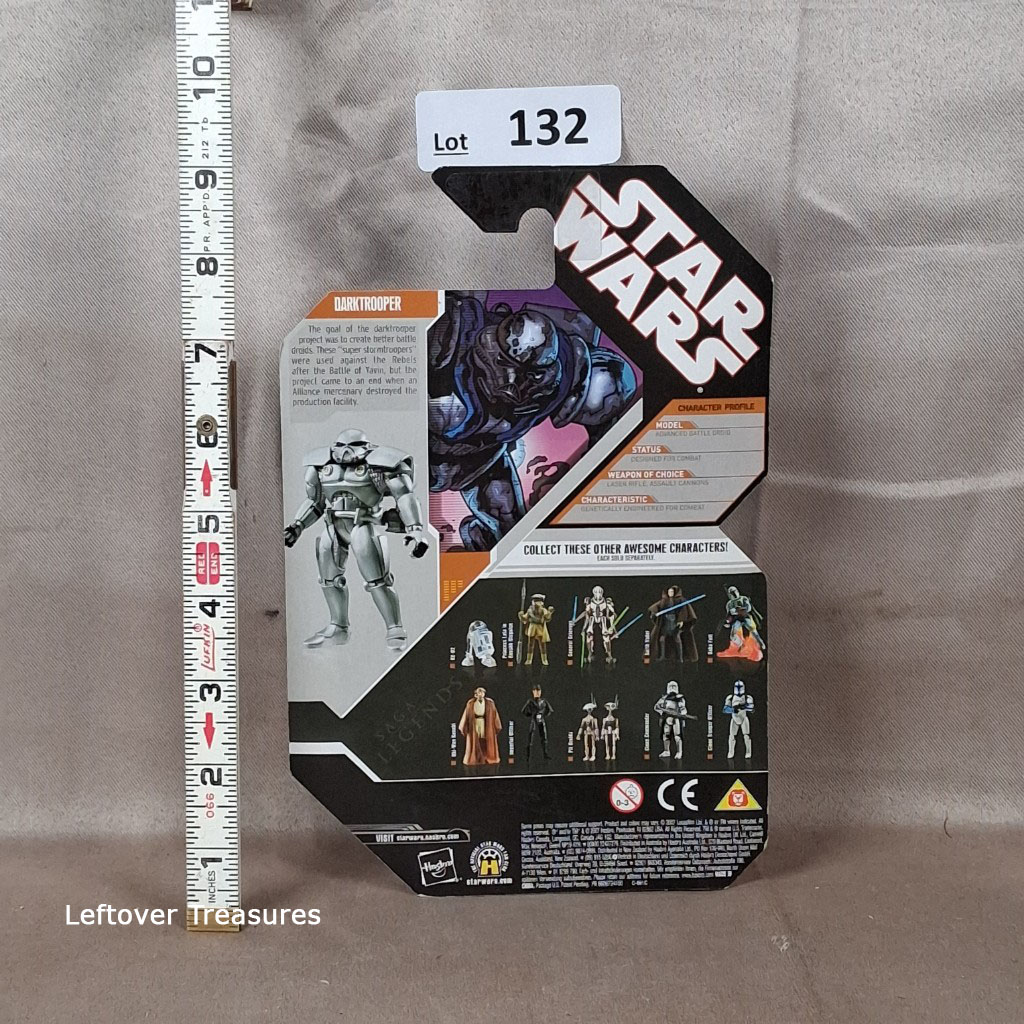 c132- Star Wars Dark Forces Darktrooper 3.75" Action Figure Saga Legends 30th Anniv. - Image 2