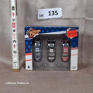 c135- Winner's Circle NASCAR Military 3-Pack Air Force 21 Army 01 Marines 11 Diecast NIB