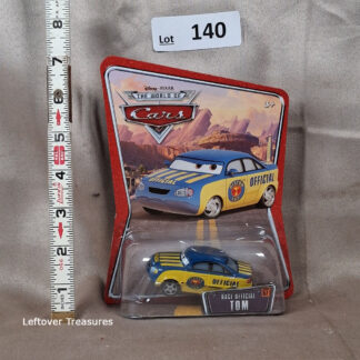 c140- Disney Pixar The World of Cars Race Official Tom Piston Cup #57 Mattel NIP