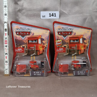 c141- Disney Pixar The World of Cars My Name Is Not Chuck Forklift #55 Mattel NIP Lot