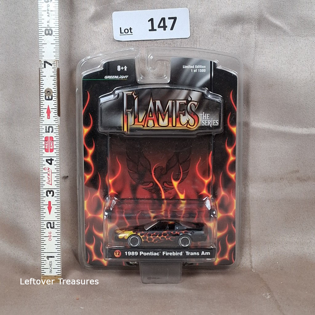 c147- Greenlight Flames The Series 1989 Pontiac Firebird Trans Am Limited 1 of 1500 NIP