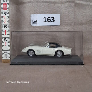 c163- Vintage Ferrari 275 GTS/4 NART Spider White Black Hardtop 1:43 Diecast Case