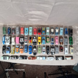 c181- 56pc Diecast Car Lot Hudson Hornet Custom Hot Rods Police Emergency Vehicles 1/64